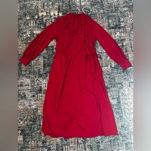 Uniqlo wrap dress size M
